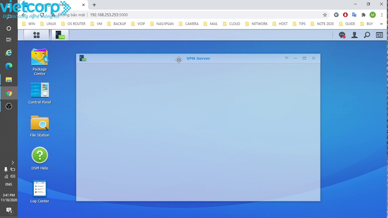 Hướng dẫn cài đặt VPN Server trên Nas Synology
