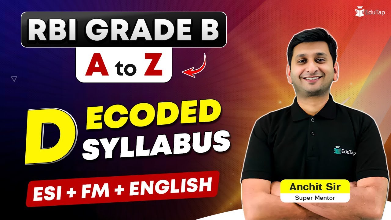 RBI Grade B Syllabus Phase 2 | RBI Grade B Officer Phase 2 Detailed Syllabus | RBI Manager Syllabus