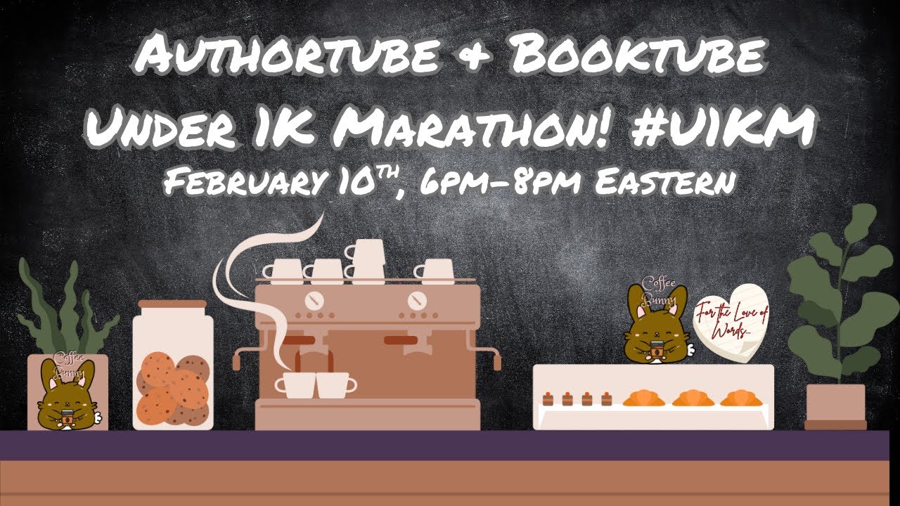 Coffee Bunny joins Authortube & Booktube Under 1K Marathon! #U1KM