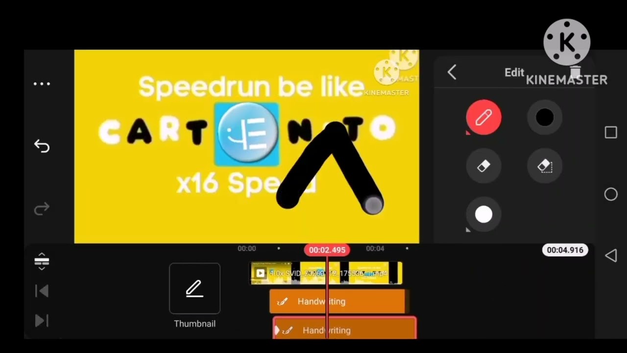 Cartoonito logo remake kinemaster speedrun x3 speed