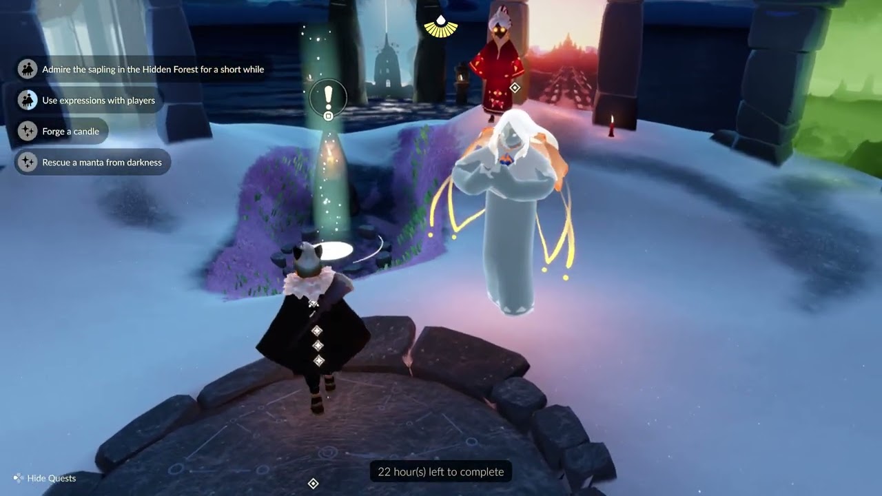 Let's Sky: Fly with me! Come daily and candle run 02/13 Pt. 1