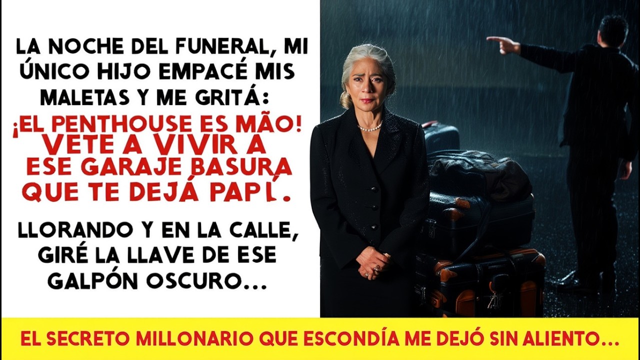 Mi hijo me echó a la calle por heredar un garaje inútil, sin saber el SECRETO que escondía.