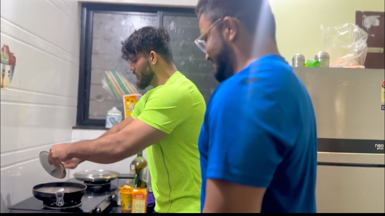 खाना पकाते समय छोटासा व्हिडिओ with मेरा दोस्त कमलजीत ❤️