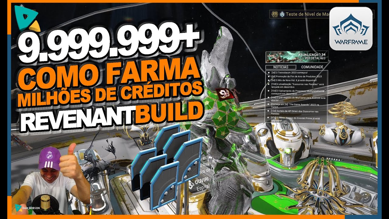 WARFRAME - COMO FICAR COM 9.999.999 DE CRÉDITOS + BUILD + DICAS
