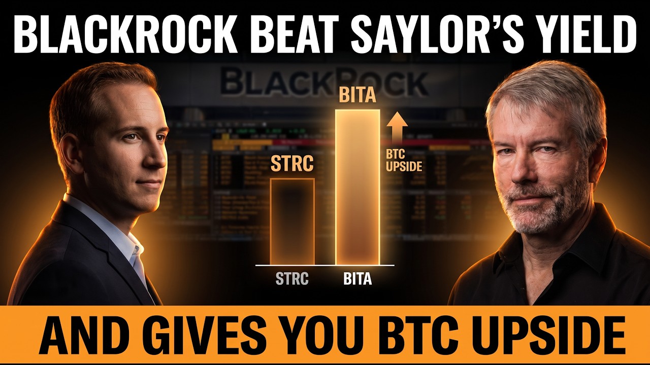 BlackRock Built A Bitcoin Wrapper That Beats Saylor's Yield &mdash; And Gives You BTC Upside