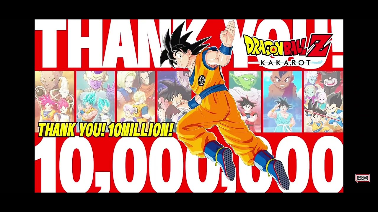 Dragon Ball Z KAKAROT 10 million Thanks Trailer 