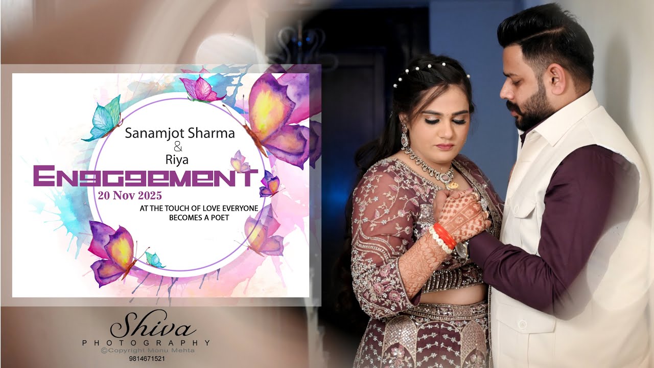 Ring Ceremony Sanamjot Sharma With Riya