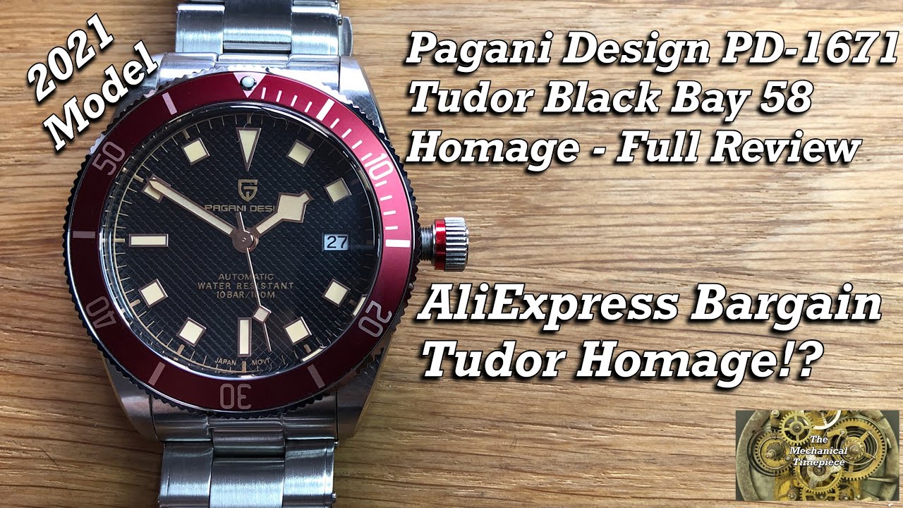 Pagani Design PD-1671. ‘Tudor Black Bay 58’ Homage from AliExpress - Full in depth review