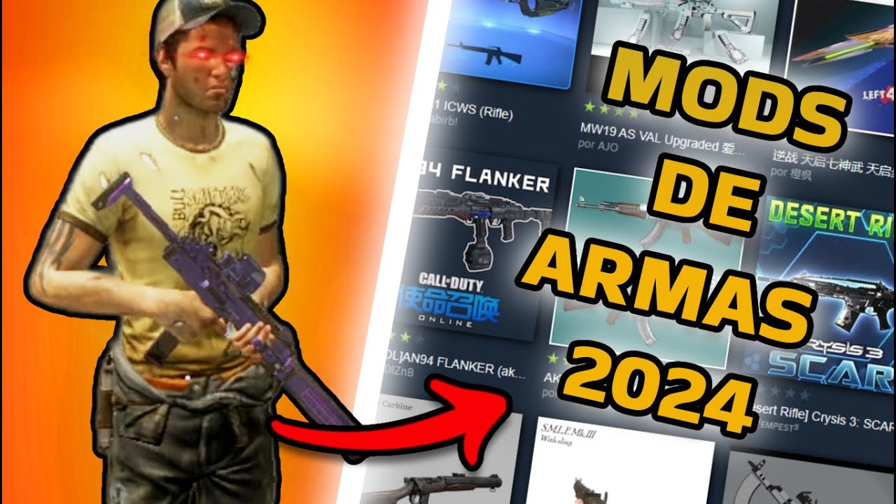MEJORES MODS DE ARMAS PARA LEFT 4 DEAD 2 EN 2024