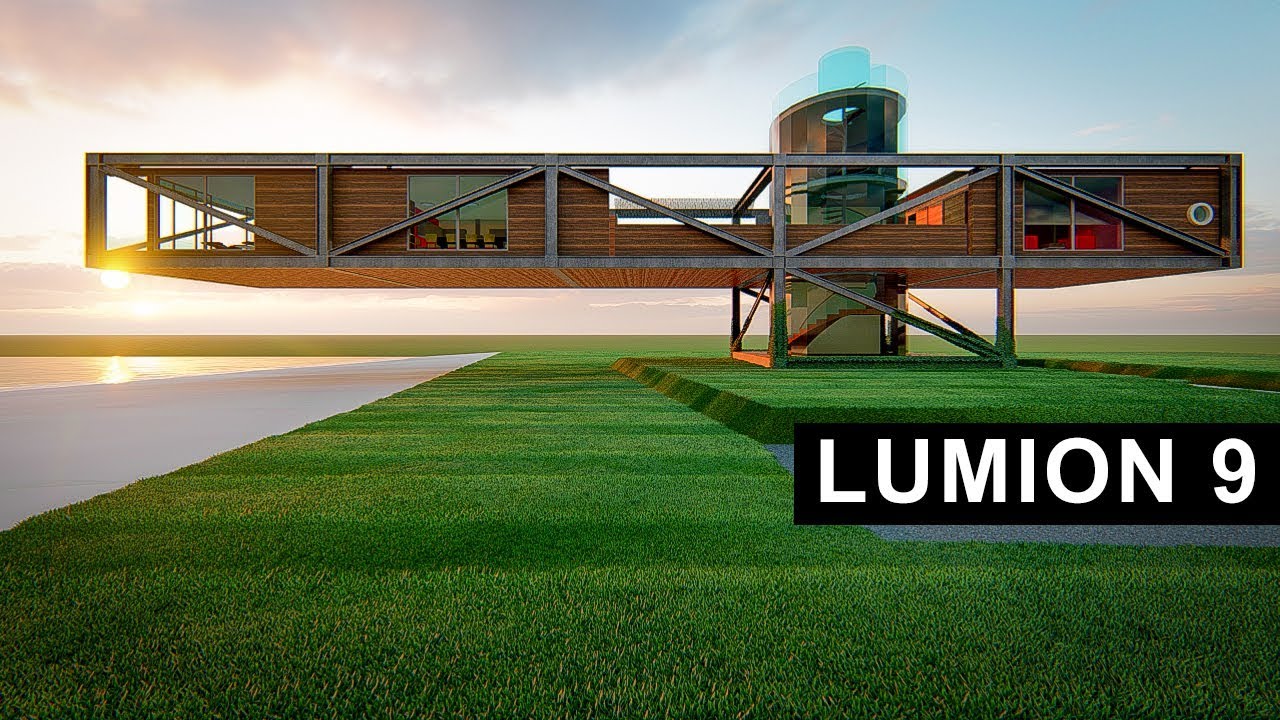 Lumion 9 Pro Exterior Rendering Tutorial