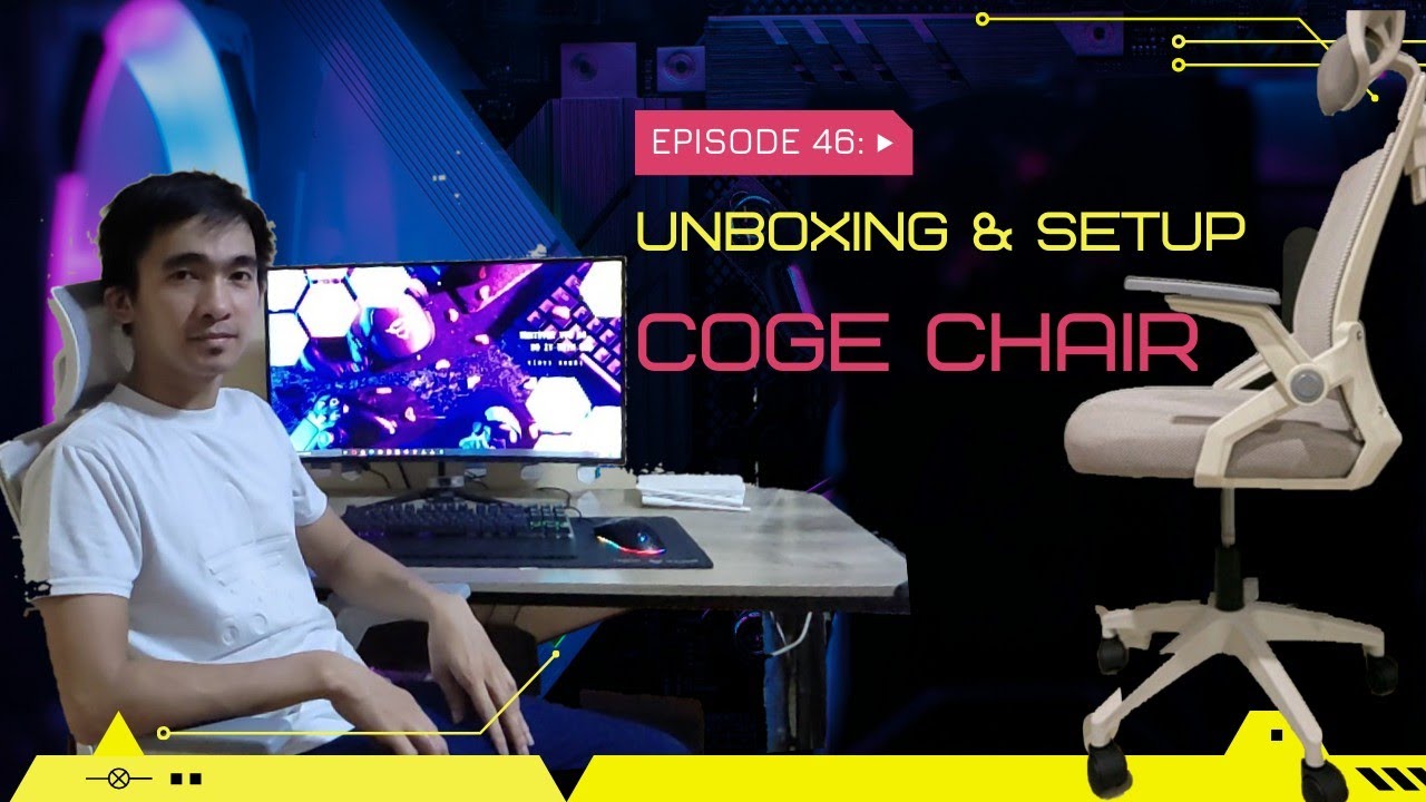 COGE CHAIR UNBOXING | SETUP | TUTORIAL
