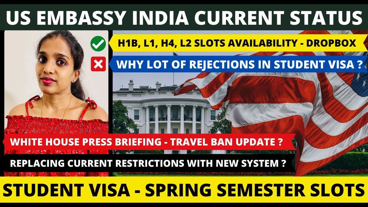 US Embassy India Current Status - Hyderabad Consulate | H1B Slots Availability - Dropbox Appointment