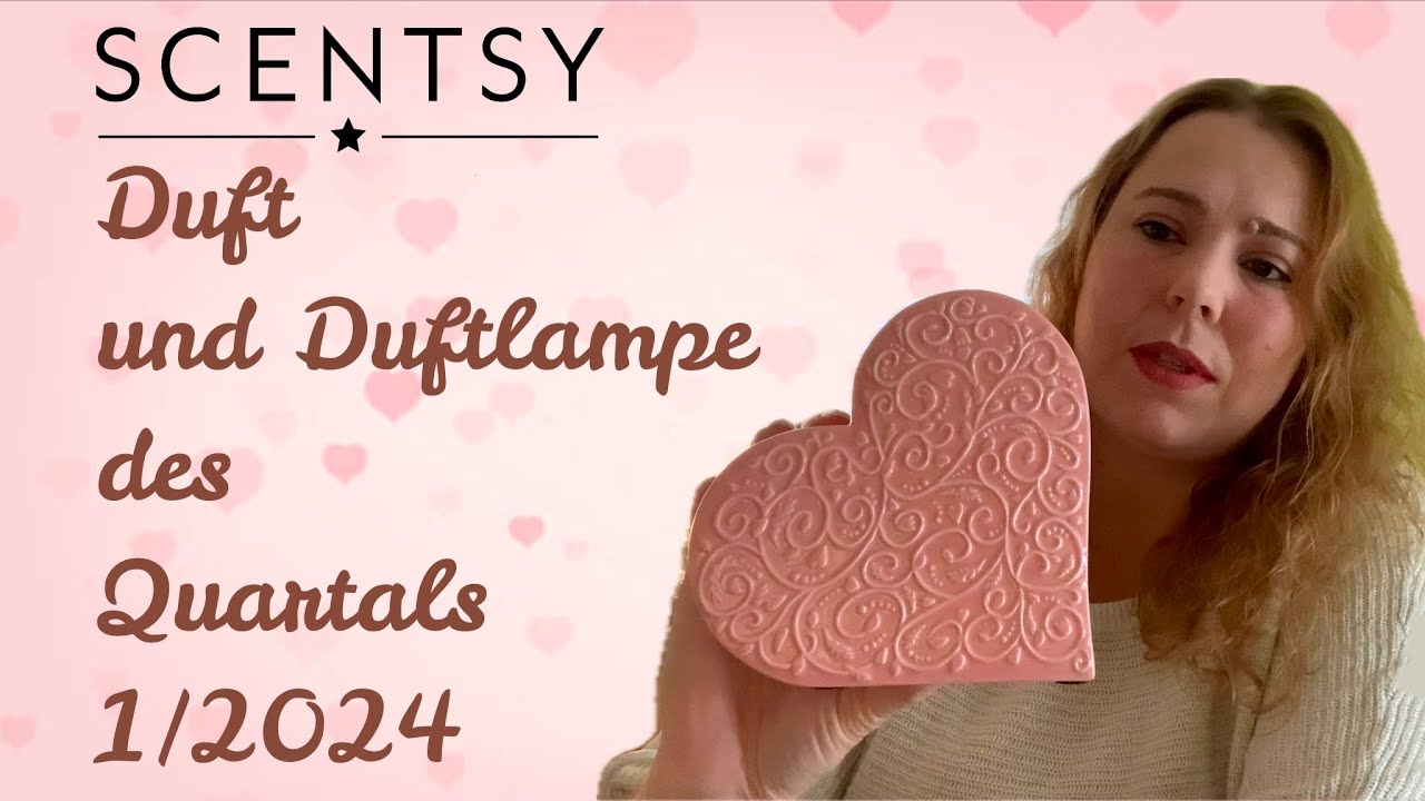 Duftlampe d. Monats Januar wird Duftlampe d. Quartals 1/2024 „Sweet Heart“+ Duft d.M.„Candy Orchard“