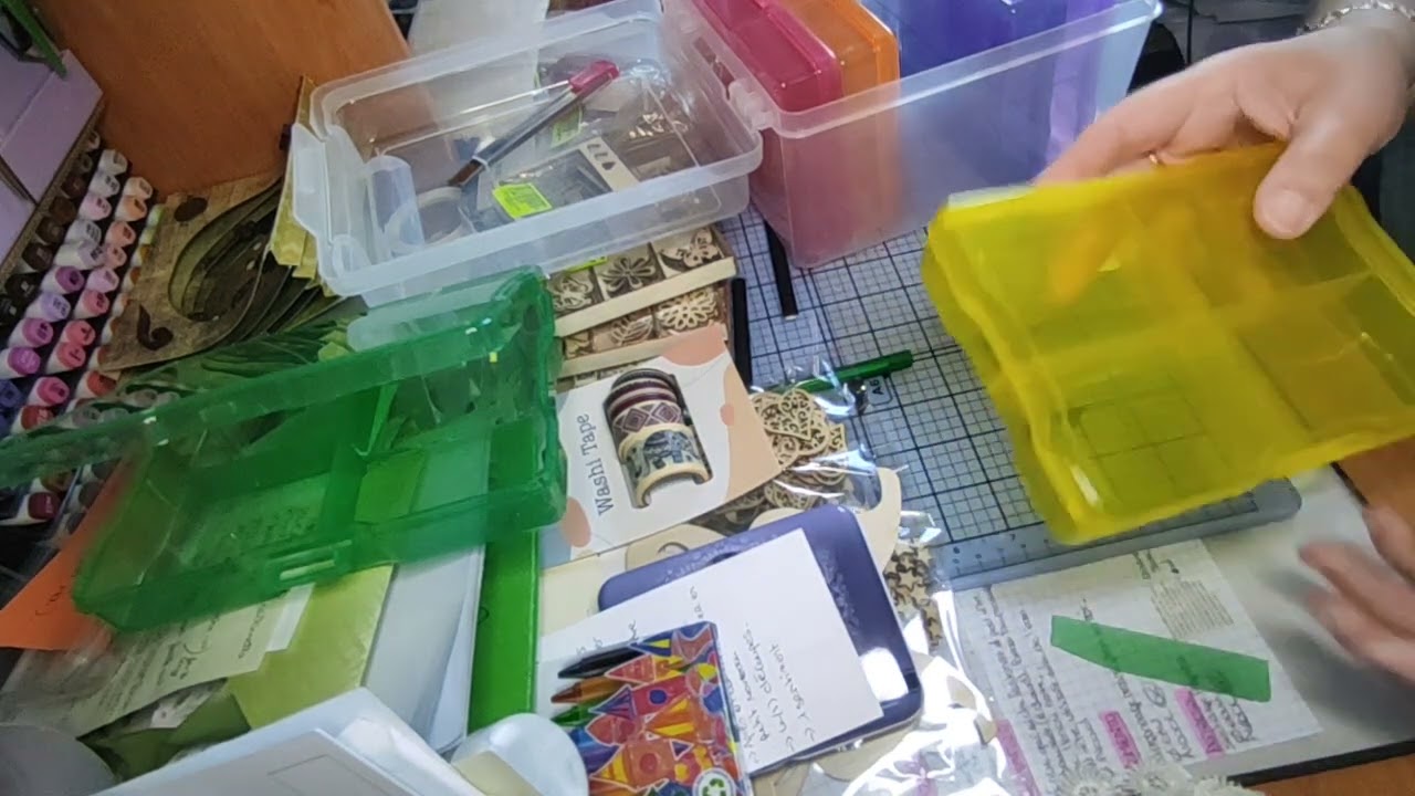 Astuce pour les boîtes de rangement colorées de chez Action 😱