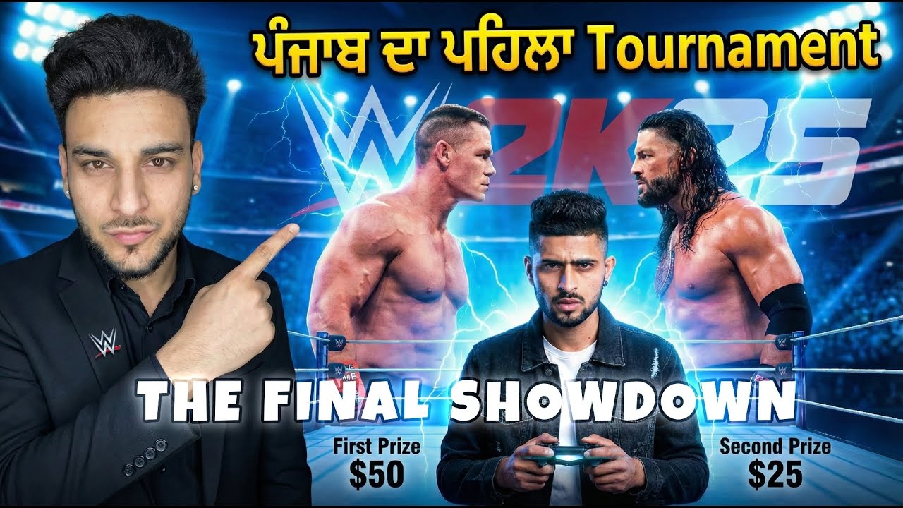 🔴  WWE 2K25 FIRST PUNJABI TOURNAMENT 🤼‍♂️ FINAL DAY