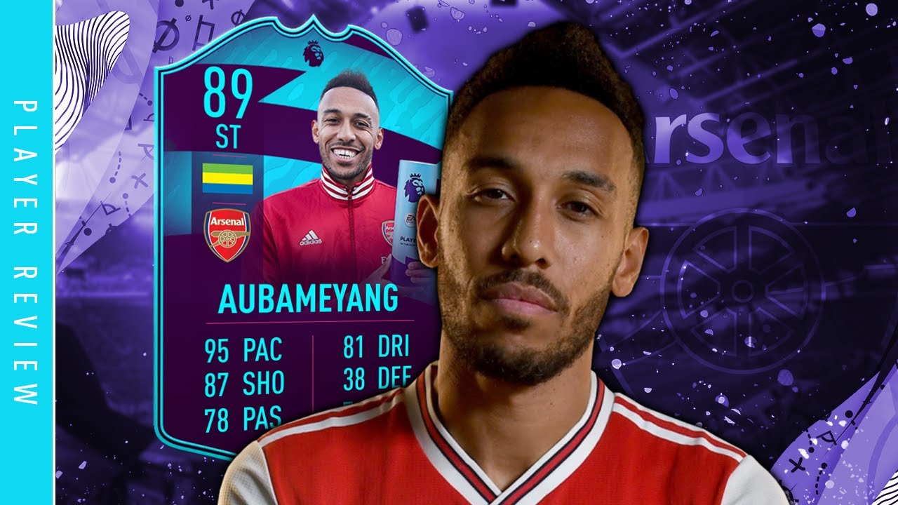 FIFA 20 POTM Aubameyang Review | 89 POTM Aubameyang Player Review FIFA 20
