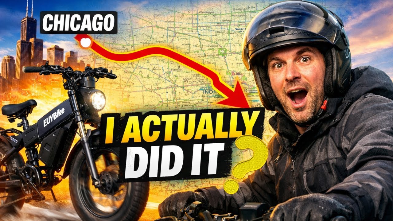 euybike f6 electric bike review | i buy 1 than ride from chicago to indianapolis(Dec 2025)