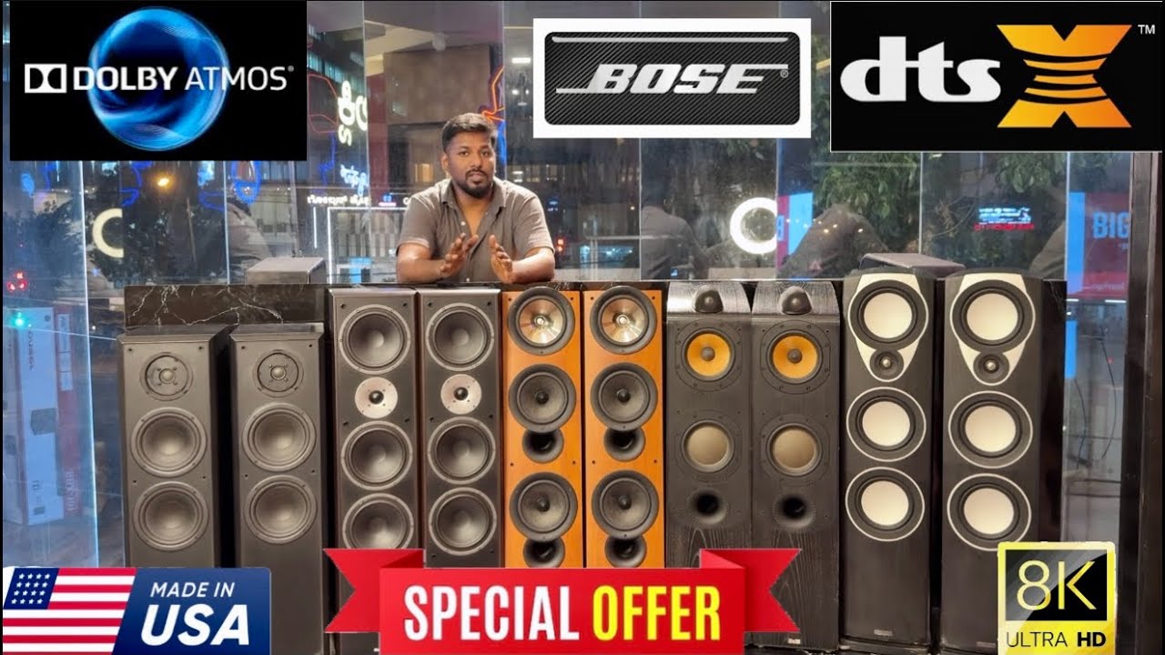 Home Theater Speakers & AVR for sale @ Low Price  ( New Video) 