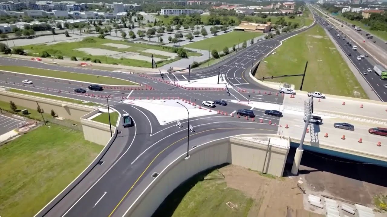 New ramps to expand diverging diamond on Daryl Carter Parkway