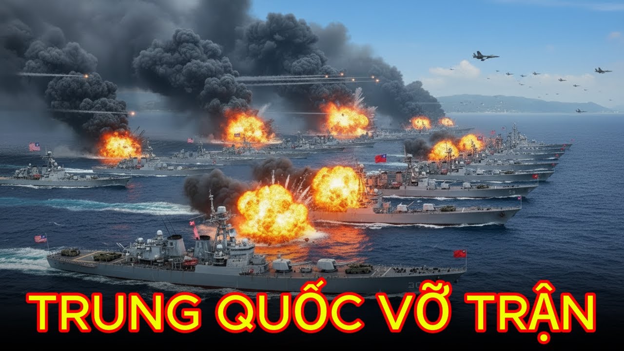 TRUNG QUỐC Đổ Bộ 3000000 Quân, MỸ Điều Hạm Đội 7 Giải Vây ĐÀI LOAN