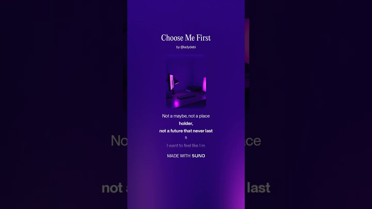 Choose Me First by Lady Debi