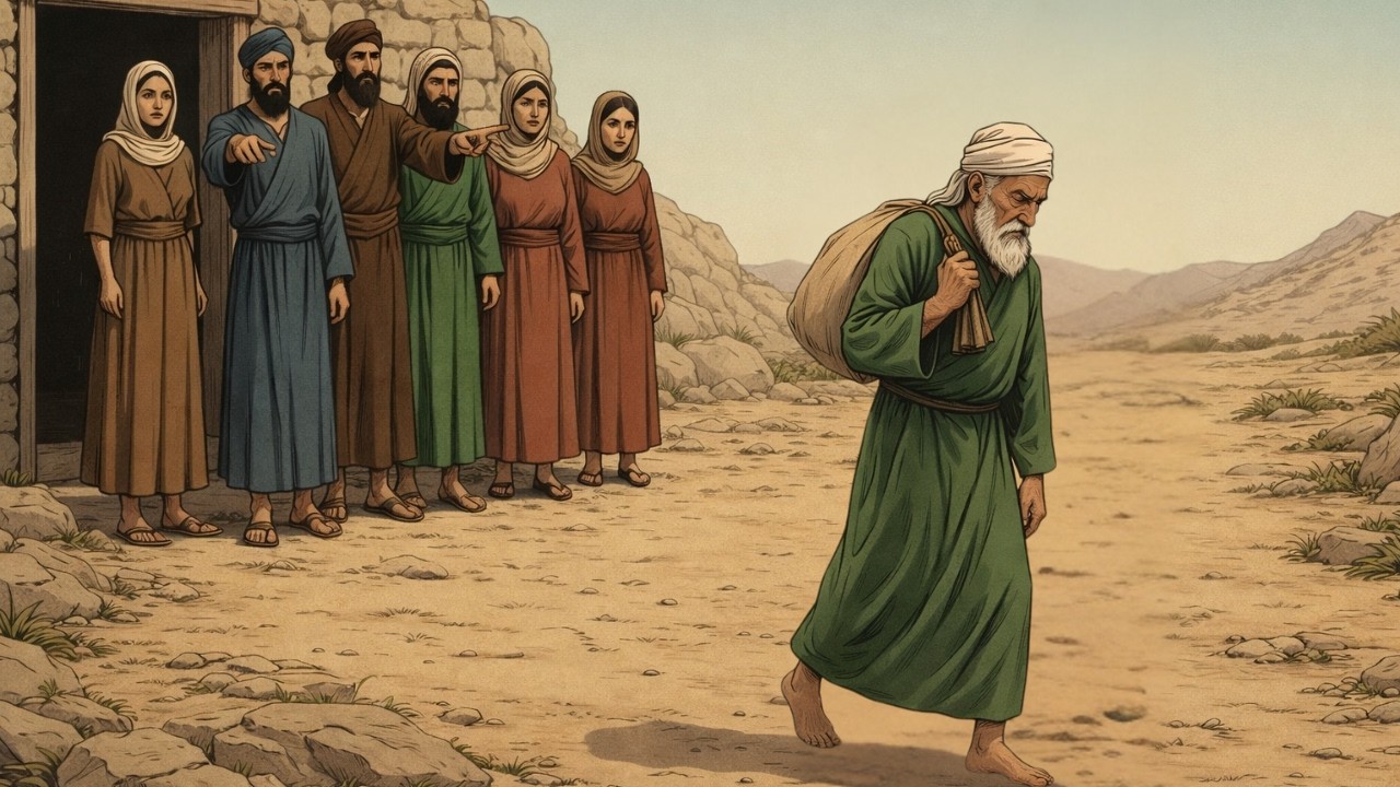 #قصة الإخوة الذين طردوا أباهم إرضاءً لزوجاتهم… ولم يدركوا ماذا سيحدث بعد غيابه!