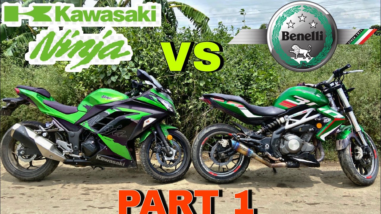 NINJA 300 VS BENELLI 300 - PART1 LOCAL RACING