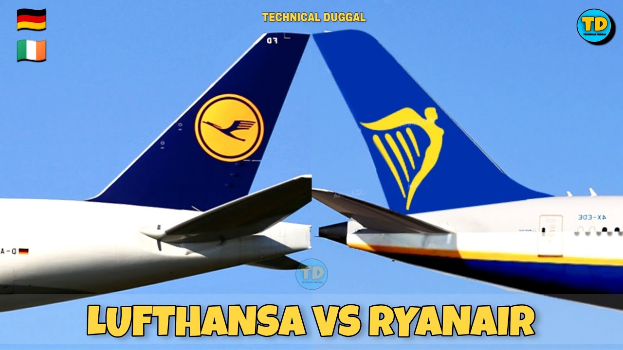 Lufthansa Vs Ryanair Comparison 2023! 🇩🇪 Vs 🇮🇪