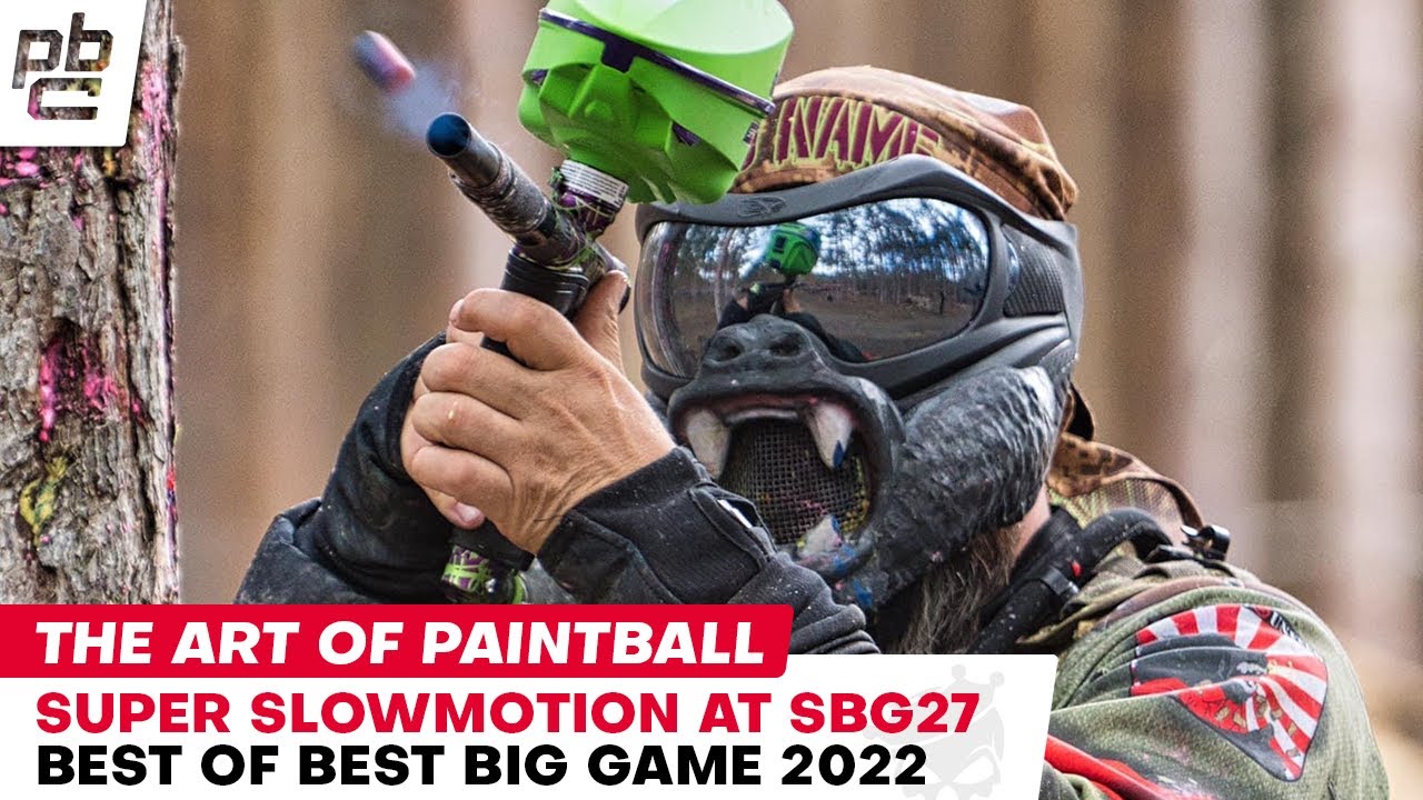 The ART of PAINTBALL at SBG27 the BigGame in Eruope Bestof Paintballschlacht Battleground SlowMotion