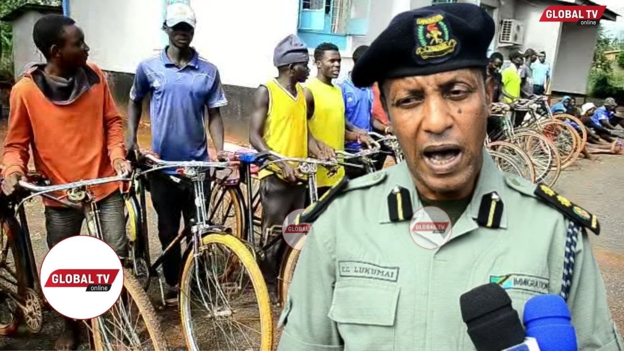WAHAMIAJI HARAMU 70 WAKAMATWA GEITA, WAIMBA NYIMBO ZA KWAO WAKIWA KITUO CHA POLISI..