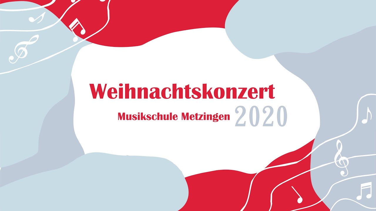 Weihnachtskonzert 2020 Musikschule Metzingen