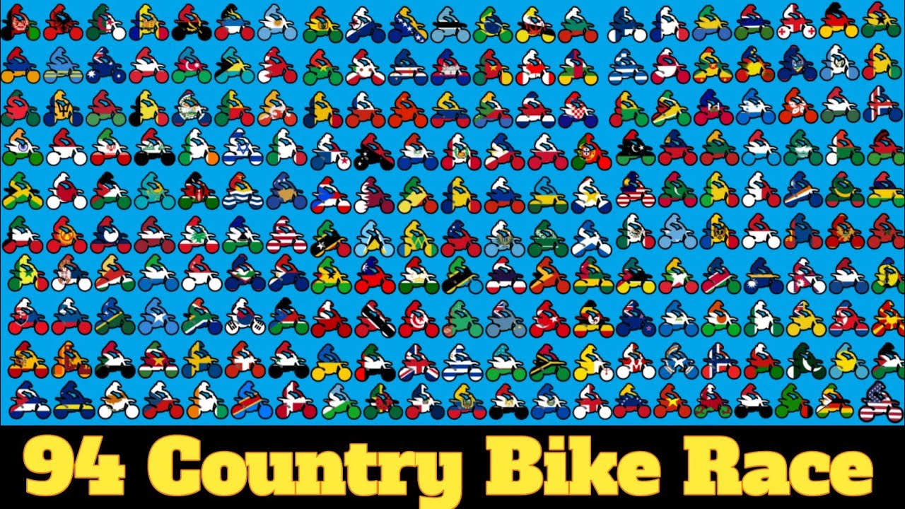 94 Country Motorbike & 93 Elimination Dirt Country Bike Race Tournament - Motocross Bike Racing