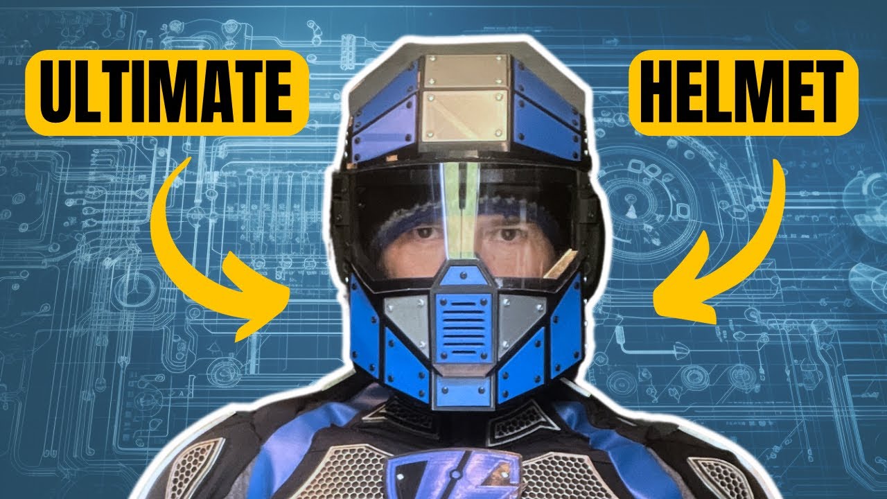 3D Printed TACTICAL SUPERHERO Helmet (1of3)