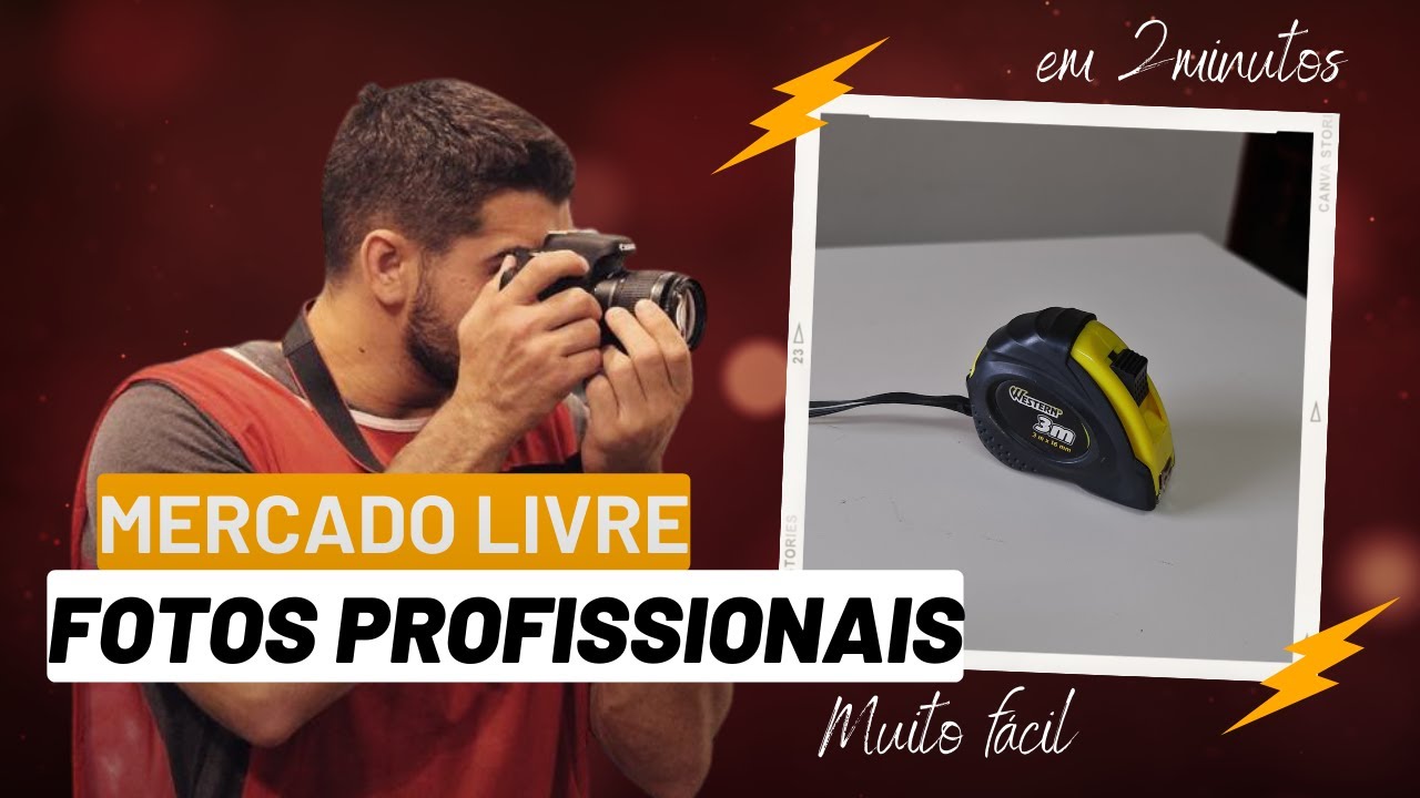 Como tirar foto profissional para o Mercado Livre em 2 minutos!