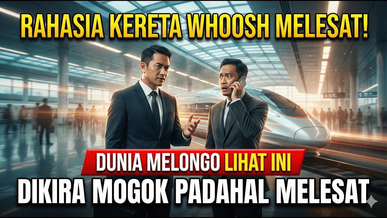 BULE NGAMUK DIKIRA MOGOK! Padahal Kereta Whoosh Lagi Melesat 350 Km/Jam!