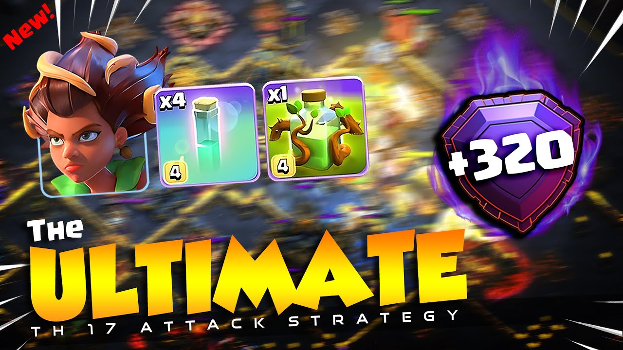 The Ultimate TH17 Attack Strategy | Master the Root Rider + RC Charge for Higher Legend League - Coc
