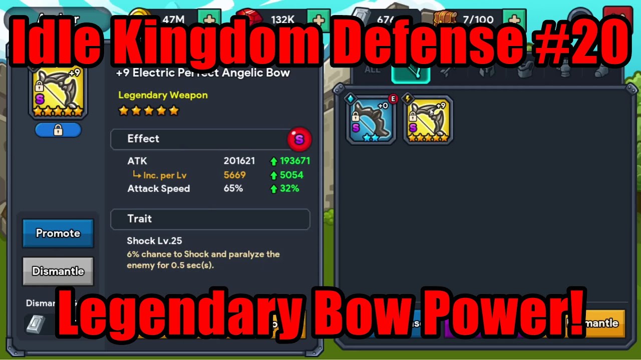 Idle Kingdom Defense #20 - Legendary Bow! (Stage 4942)