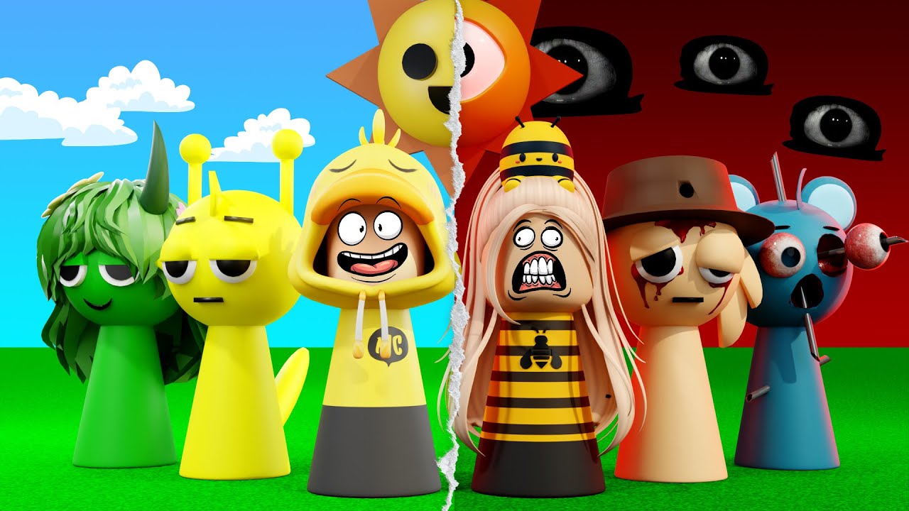 Morph Sprunki Terlengkap, Siang & Malam!