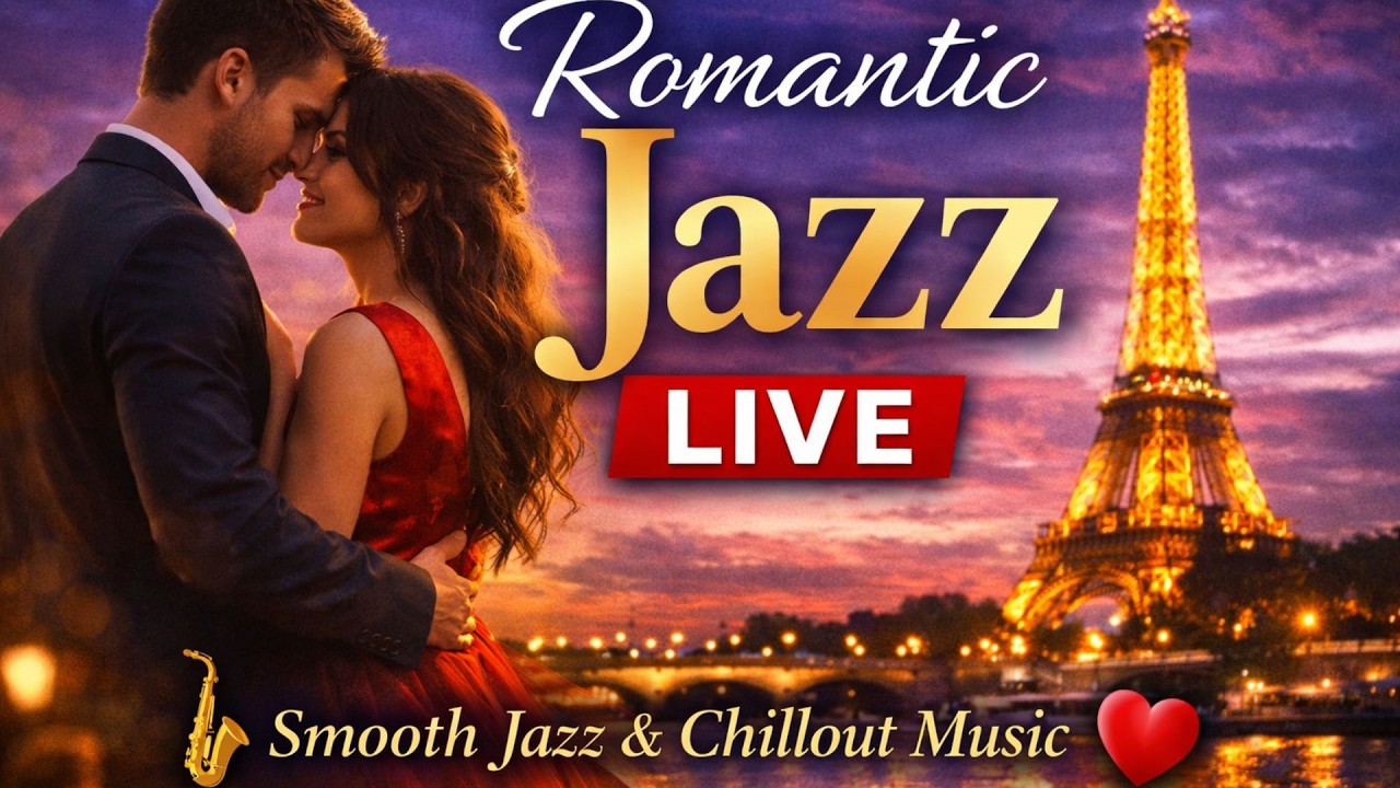Romantic Jazz & Chillout Music 🎷 Smooth Jazz for Relaxing Nights