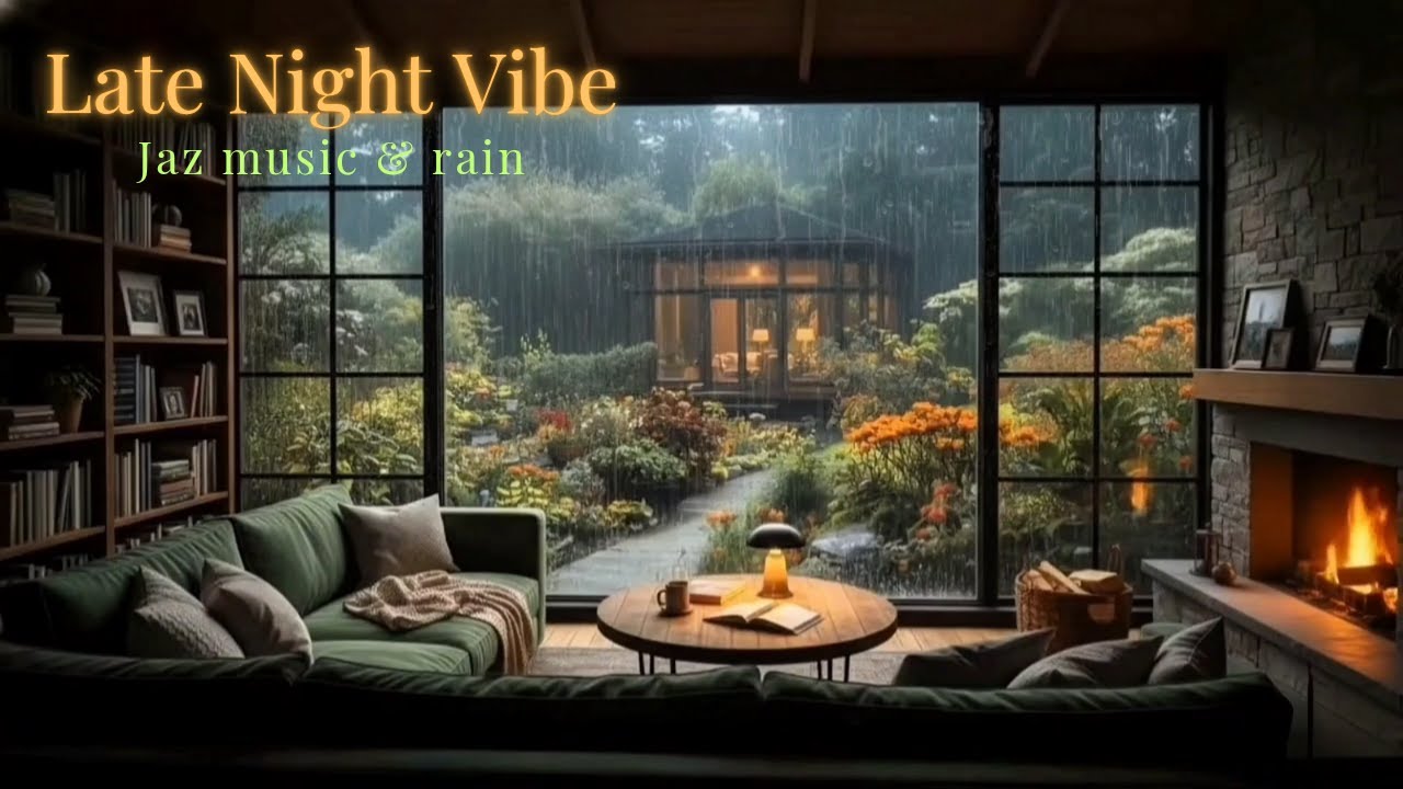 Rainy Evening Jazz – Cozy Smooth Jazz with Rain Sounds for a Peaceful Night