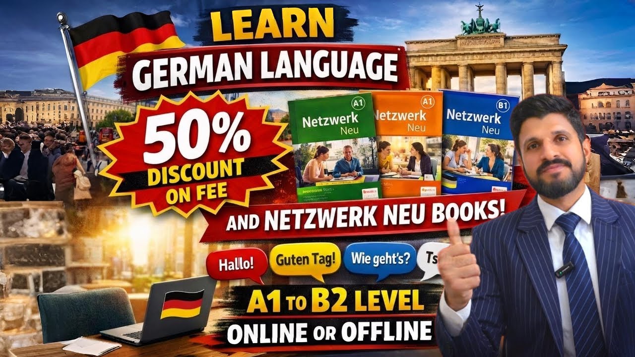 German Language Course | Learn German Language | German Language Classes A1 To B1 | Special Discount