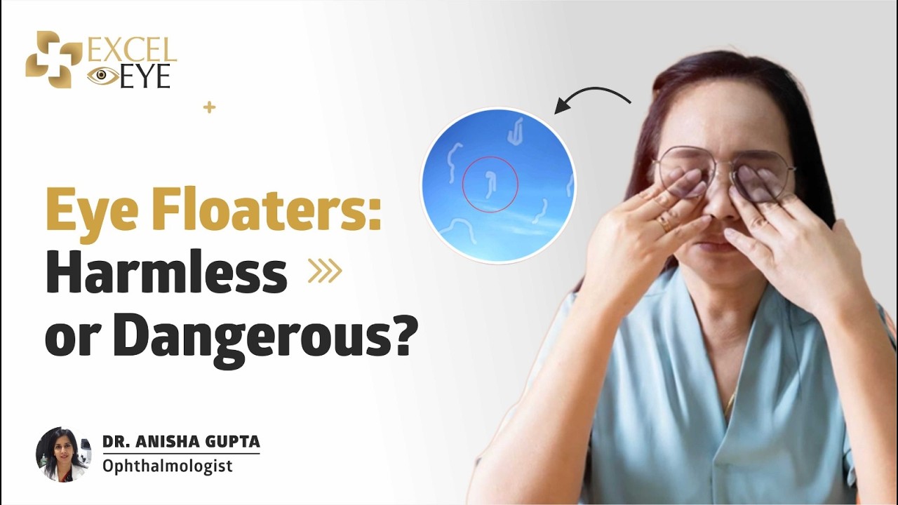 Eye Floaters: Harmless or Dangerous? ⚠️ When to See an Eye Doctor | Dr Anisha Gupta