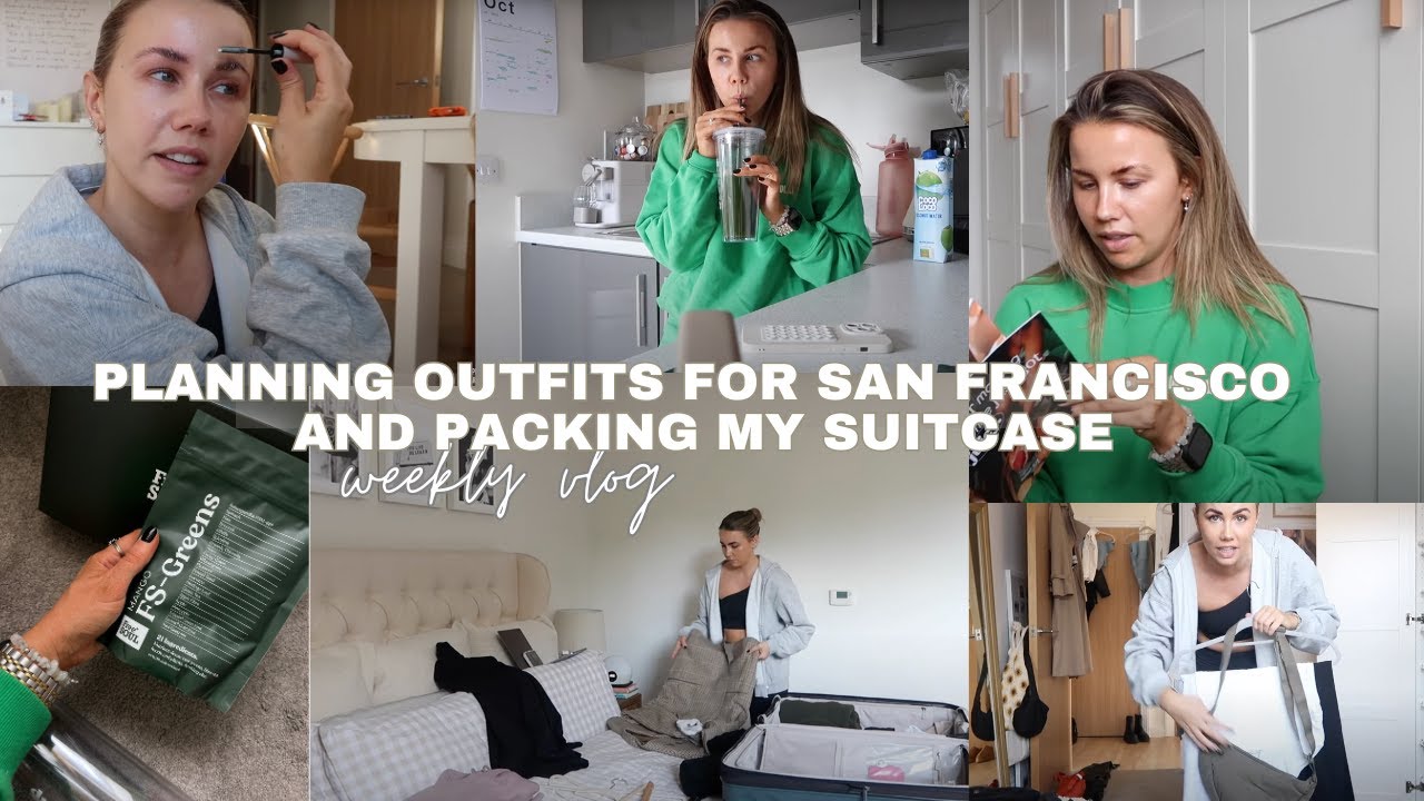 PLANNING AUTUMN OUTFITS FOR MY TRIP + PACK WITH ME FOR SAN FRANCISCO | weekly vlog