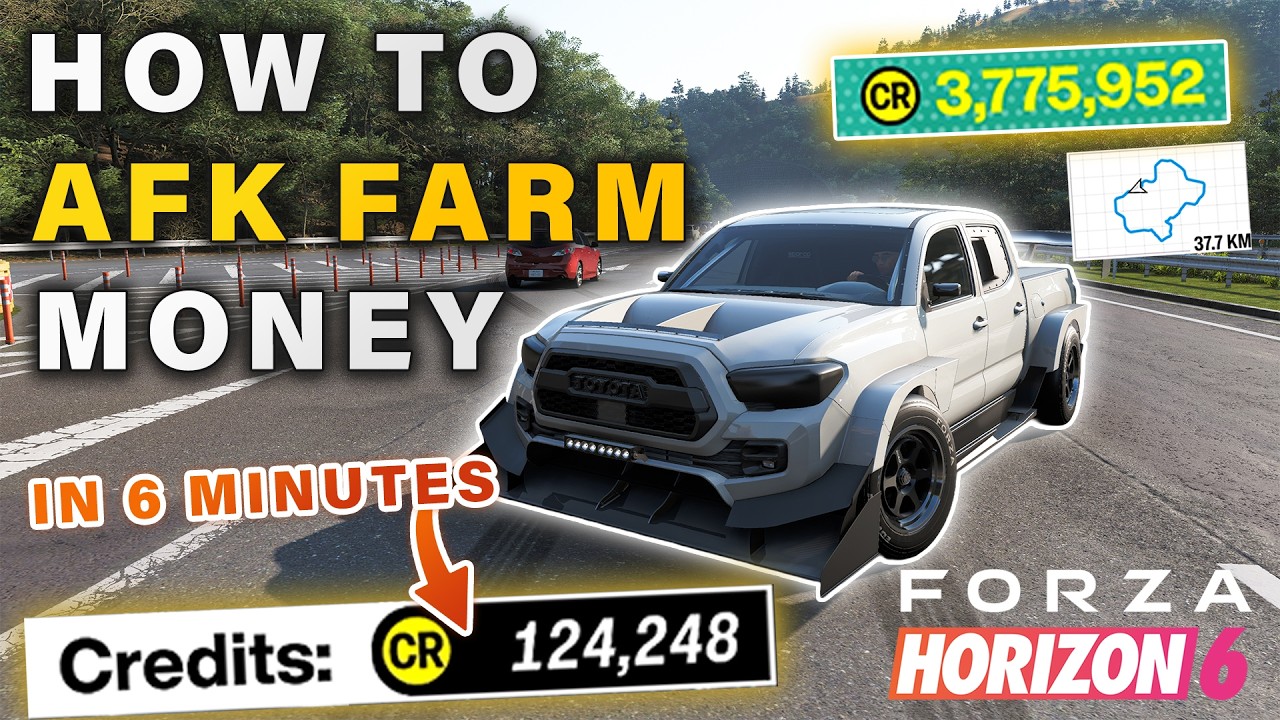 How to AFK Farm Credits (Over 1 Million Per Hour) | Auto Money Farming Method ► Forza Horizon 6