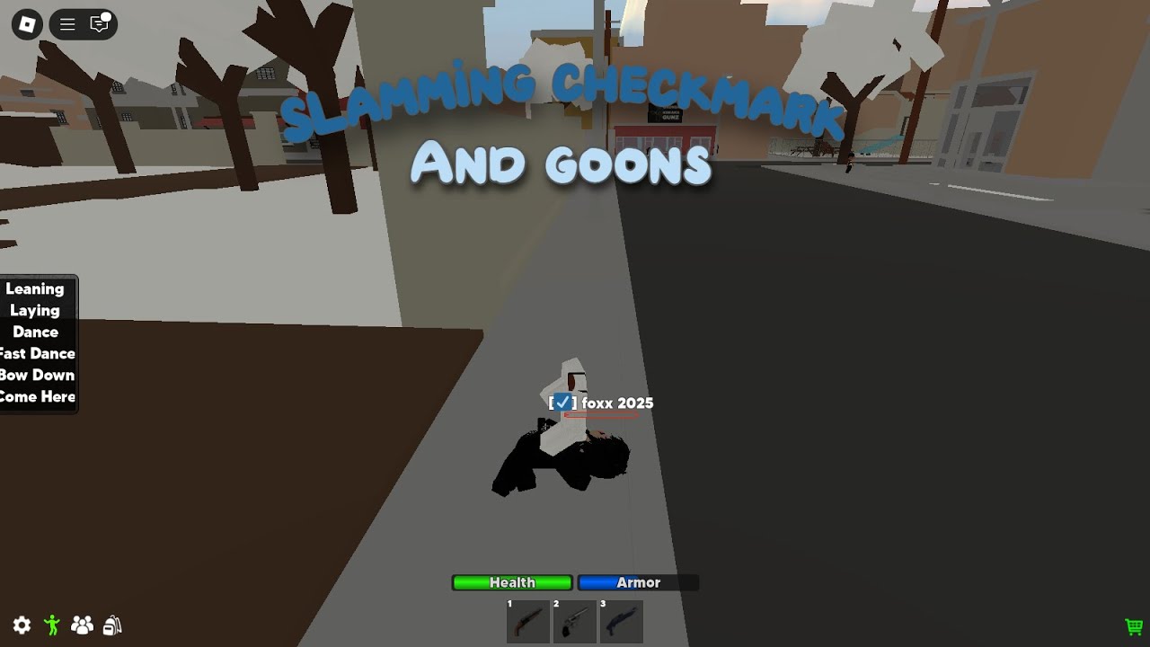 slamming check mark and goons in da uphill