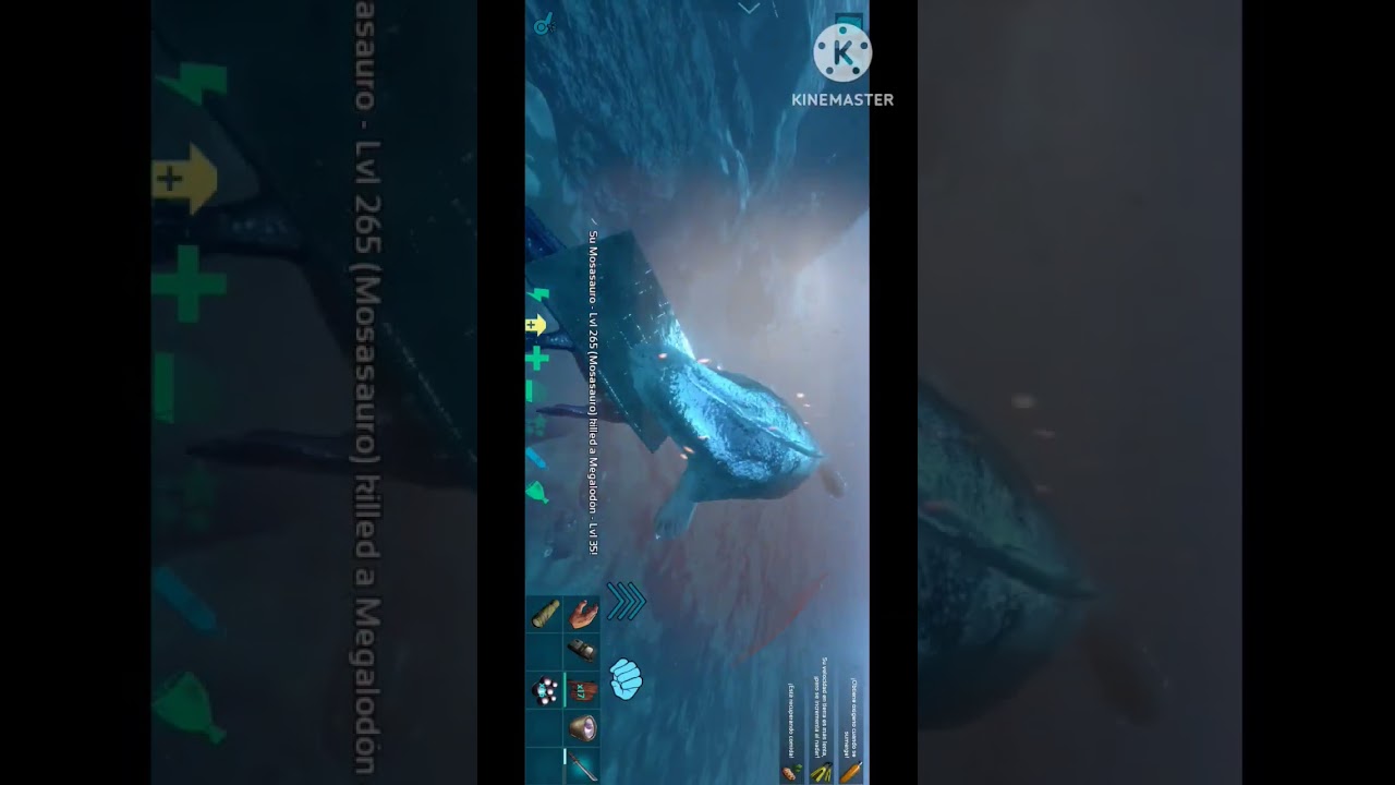 Matando otro Mosasaurio alpha en ark Mobile gg 