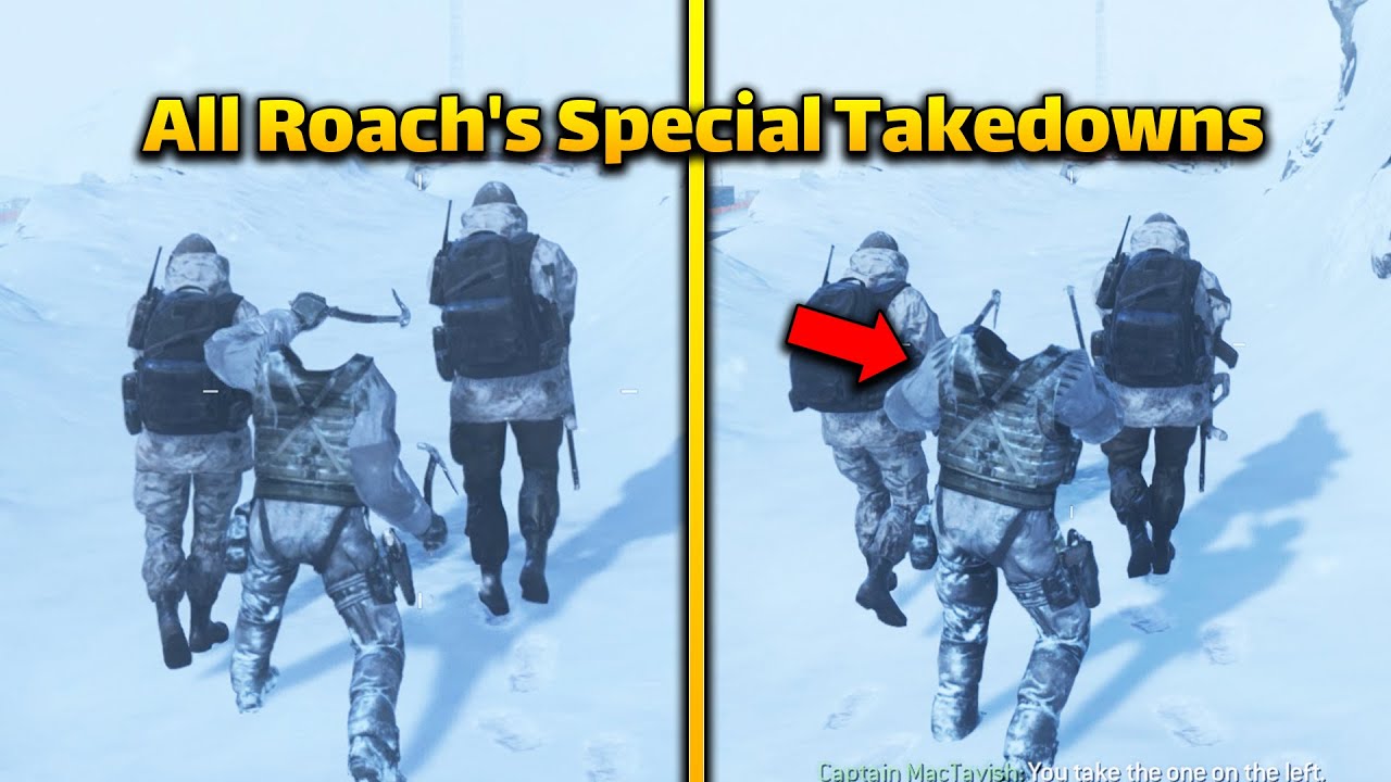 All Roach's Special Takedowns | MW2CR
