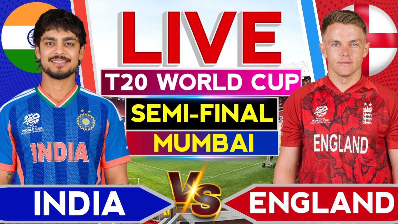 🔴 India vs England | Cricket Live Score & Commentary | Ind vs Eng Semi final Match Discussion🎙️