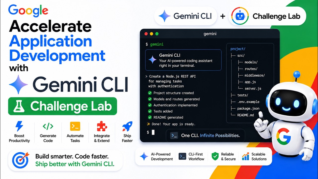 Accelerate Application Development with Gemini CLI: Challenge Lab