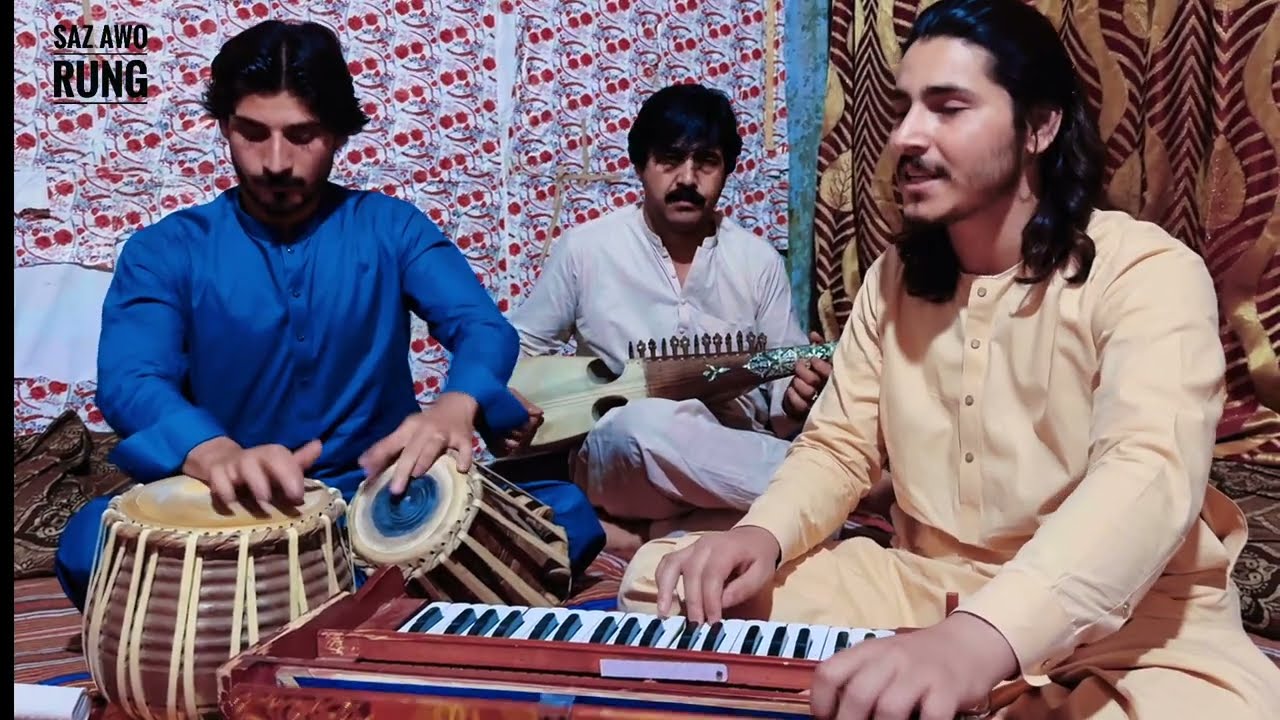 PUSHTO GHAZAL DA ZALFO JAL D PA MAKH KHOR KHANA D